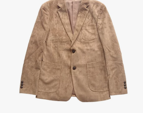 白鹤大人同款秋冬绅士英伦鹿皮绒休闲青年百搭...