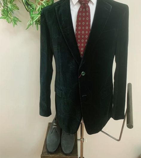意大利进口西服，顶级意大利进口天鹅绒面Pi...