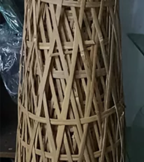 竹编开业花篮 高度88cm,因店搬迁低价出...