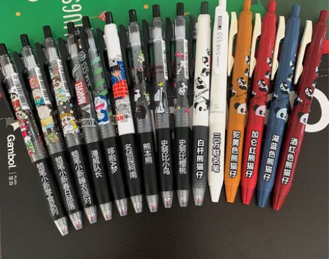 3支装 日本ZEBRA斑马中性笔限定笔蜡笔...