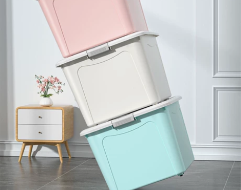 塑料收纳箱多功能家用整理箱特大号玩具收纳盒...