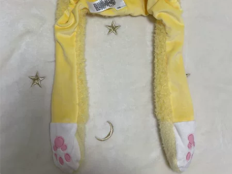 迪士尼可琦安饼饼毛绒帽气囊帽可动帽 全新 ...