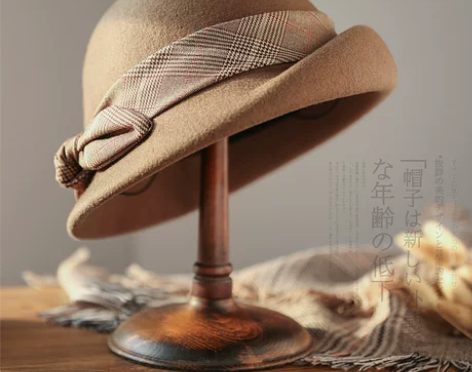 羊毛帽子女秋冬季百搭贝雷帽女士英伦复古毛呢...