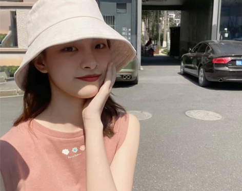 杨同学渔夫帽女夏季百搭遮阳帽薄款遮脸防晒帽...