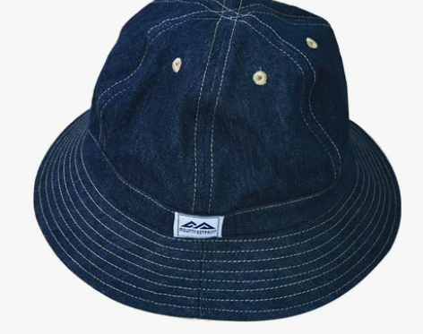 日系牛仔渔夫帽防晒亲子帽阿美丹宁复古男夏透...