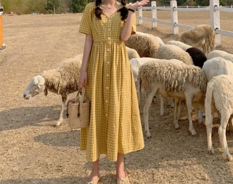 【国潮价】智熏裙法式eggsshop裙丧系...