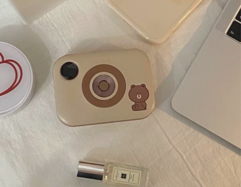 素乐LINE布朗熊充电宝超大容量无线超薄小...