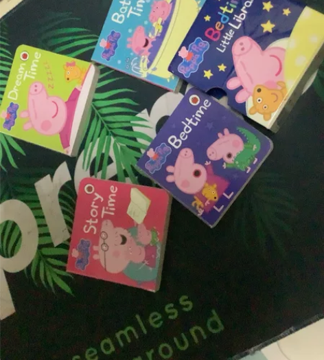 小猪佩奇 硬纸板书 英语8新睡前书 小本 ...