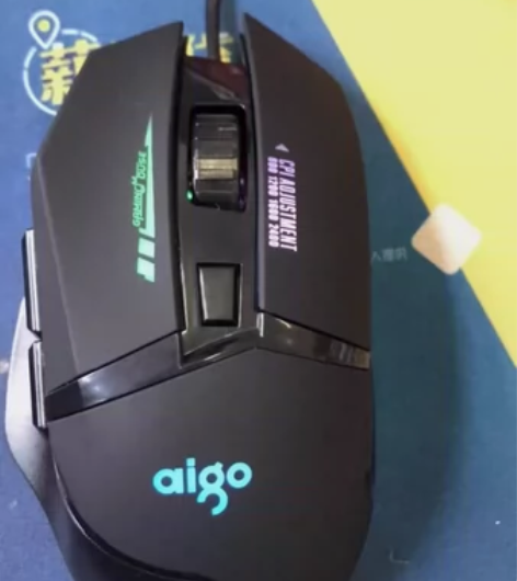 爱国者电脑826鼠标有线电竞游戏办公台式一...