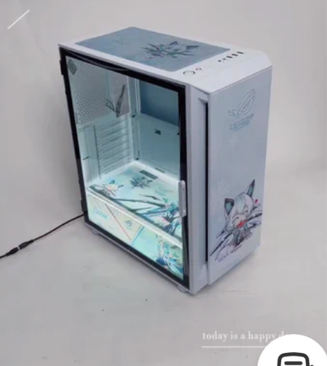 鑫谷直男一号定制吹雪动漫定制机箱 支持来图...