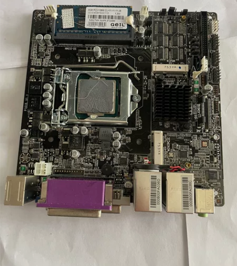 小型实达主机主H81主板 1150针脚。1...