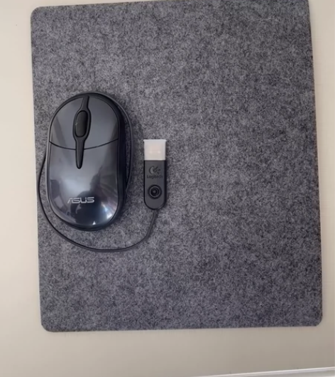 个人闲置原装华硕笔记本鼠标+翻毛材质鼠标垫...