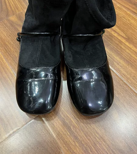 秋冬韩版可爱娃娃鞋 女士靴子 7新 明显穿...