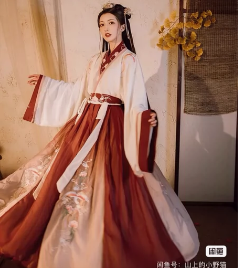 青藜册原创芳菲吟正品晋制日常中国风春夏白菜...