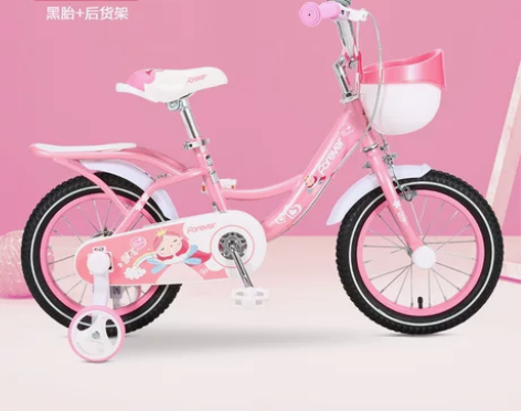 永久儿童自行车女童公主款2-3-6岁宝宝小...
