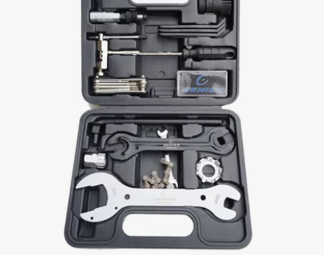 台湾保忠GENIER自行车工具箱18件工具...