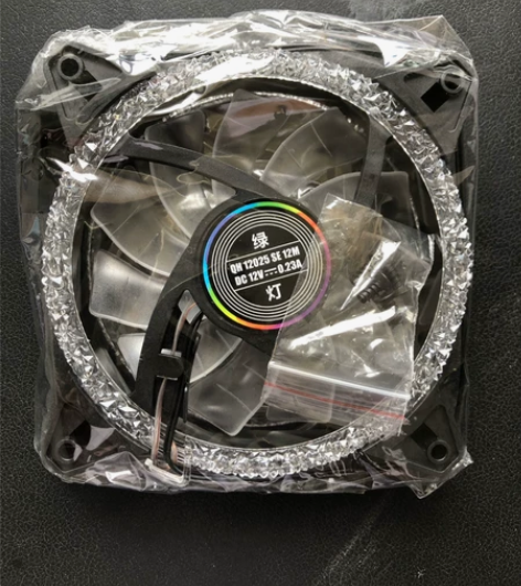 电脑机箱风扇 绿灯 绿光  12cm 12...