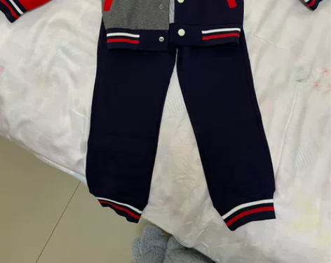 全新幼儿园校服  蓝红色校服春款 宝宝不怎...