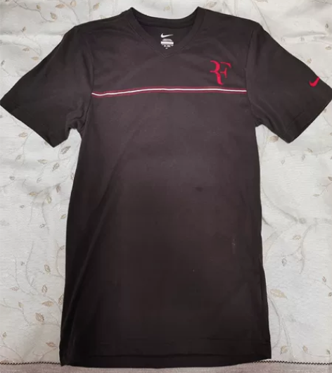 费德勒耐克网球训练服 九新xs码，棉质 售...