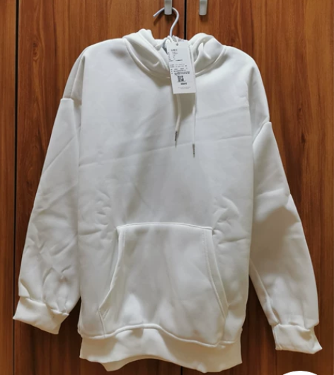 glowfit纯白男士加绒卫衣190/92...