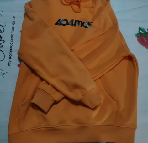 404MOB秋冬加绒基础logo印花毛圈连...