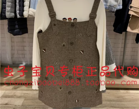 全新带吊牌 背带裙 秋冬 TeenieWe...