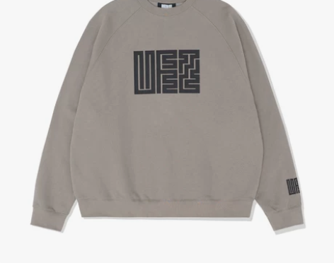 UFZ「九叠篆国潮官印」潮牌原创春秋薄绒圆...