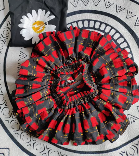 薇爷原创jk裤裙儿童花苞裙蓬蓬裙100码女...