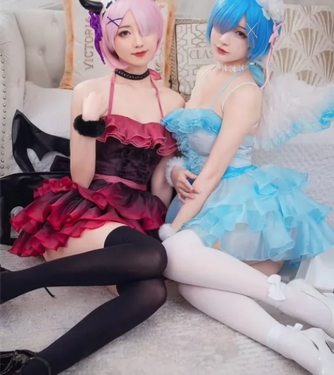 初兽猫家拉姆小恶魔L码 仅试穿一次裙子本体...