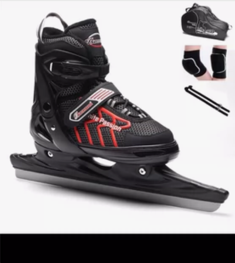 伴威冰刀鞋男女青少年初学成人专业保暖可调码...