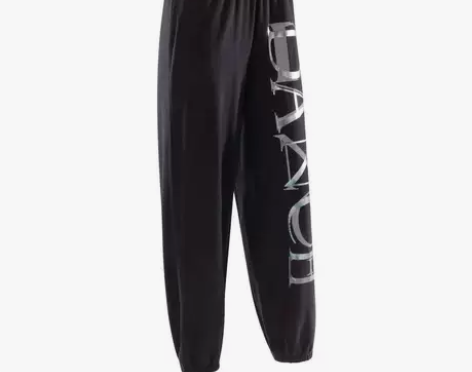 迪卡侬新款束脚灯笼裤女夏莫代尔宽松休闲裤黑...