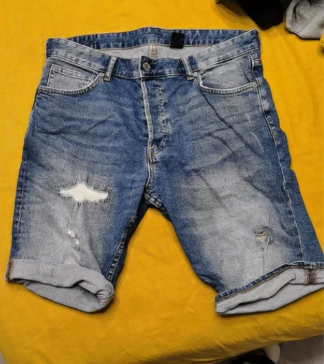 DENIM男士牛仔短裤，清衣柜，长胖了穿不...