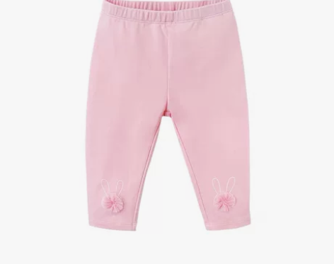 英氏童装女童中大打底运动裤休闲铅笔裤宝宝裤...