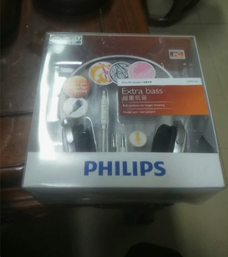 全新飞利浦头戴式耳机 感兴趣的话点“我想要...