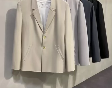 小西服男痞帅宽松韩版潮流ins薄款男生上衣...