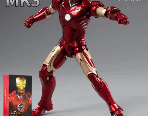 正版中动漫威钢铁侠mk3马克3手办玩具可动...