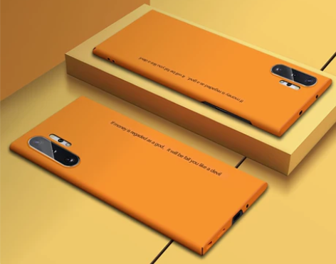 三星note10+手机壳超薄肌肤手感硬壳原...