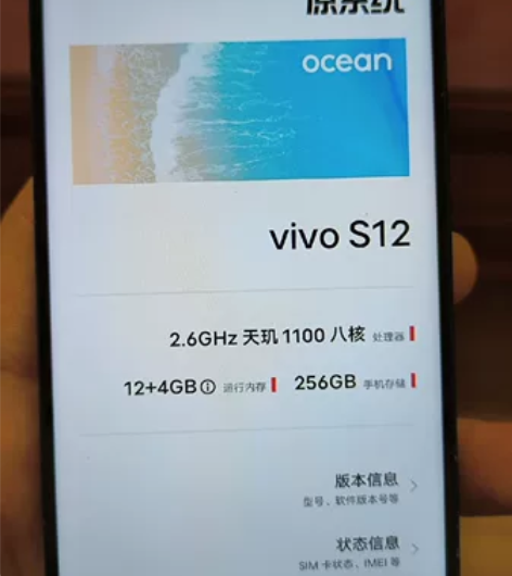 vivo s12顶配版,去年刚上市就买的,...