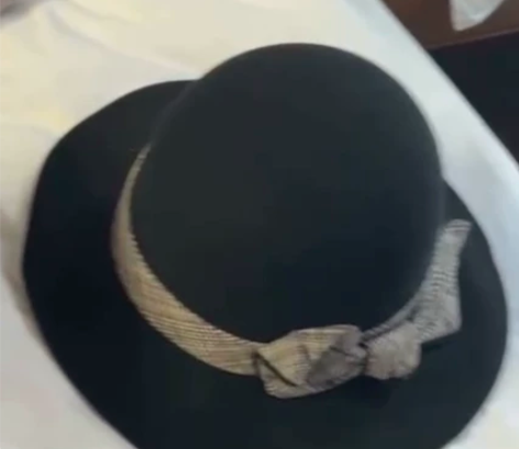 薄呢黑色礼帽 感兴趣的话点“我想要”和我私...