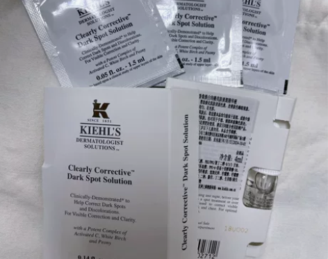 科颜氏淡斑精华4ml*2+1.5ml*3（...