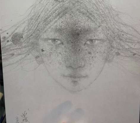 视觉艺术家曾鲲原作素描作品《玛吉阿米系列》...