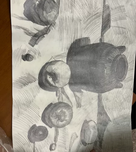 素描静物作品，家里有好多，需要的联系，如果...