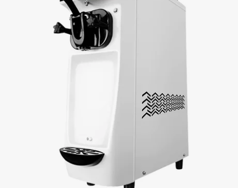 广绅冰淇淋机商用小型台式奶茶店单头软冰激凌...