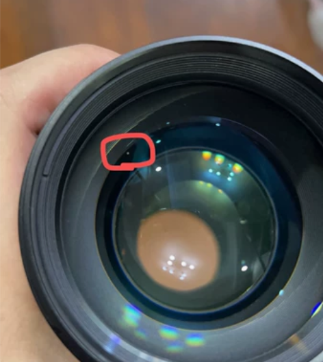 前面镜片有一个点去不掉不影响画质，整体基本...