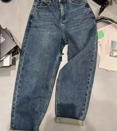 老爹牛仔裤90斤穿到130斤有码 感兴趣的...