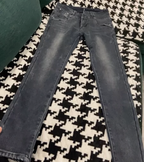 牛仔裤女宝宝绒的，一条过冬，特别保暖，买完...