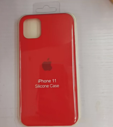 中国红苹果11液态硅胶手机壳iPhone1...