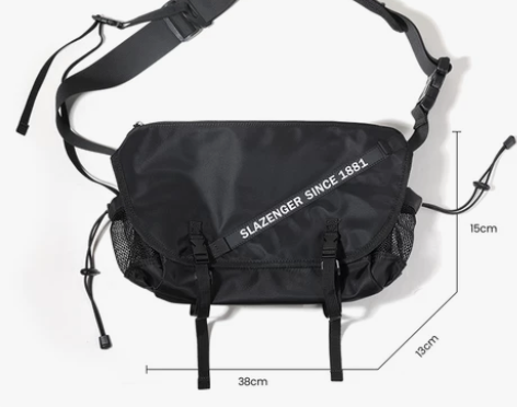 slazenger潮牌机能男生斜挎包男休闲...