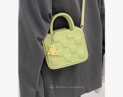 饼干包包女夏2022新款潮时尚手提小方包小...