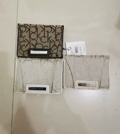 Calvin Klein ck女士短款钱包...